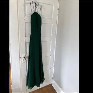 NWT Christina Wu 22827 Halter Bridesmaid Dress Sz4